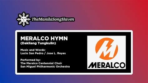 meralco hymn lyrics|Meralco Hymn by Meralco Himig Norte Choir & the Meralco.
